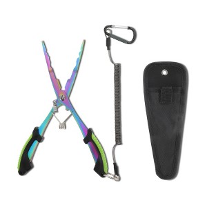 Unique Bargains Fishing Pliers Freshwater Fishing Pliers Needle Nose Pliers Fishing 1 Set - 1 of 4