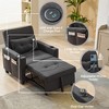 DOMETOUR Futon Chair Bed Convertible Chair 3-in-1 Pull Out Sleeper Chair Beds with USB Ports - 3 of 4