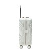 FONTOI 24 Inch Carry On Luggage with Wheels Carry On Suitcase Lightweight Travel Rolling Suitcase Hard Shell Suitcase, White 16.53"* 10.23"*25.2" - 3 of 4