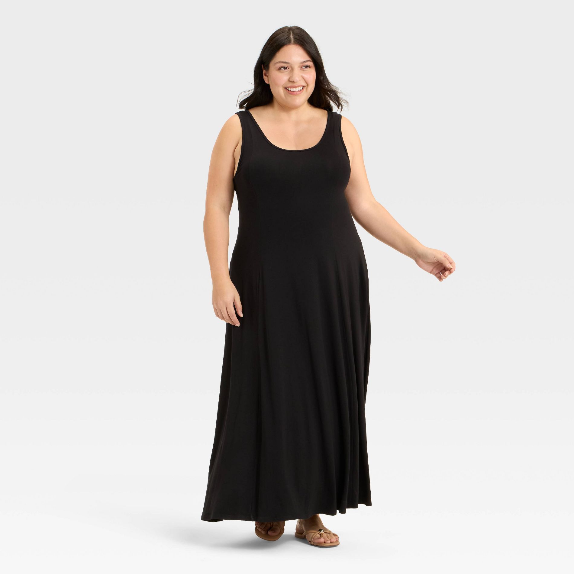 Women's Seamed Maxi Dress - Ava & Viv™