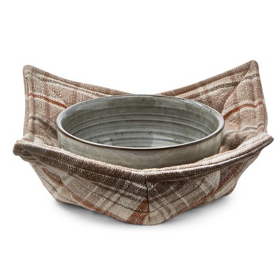 tagltd Some Like It Hot Plaid Bowl Cozy Multi