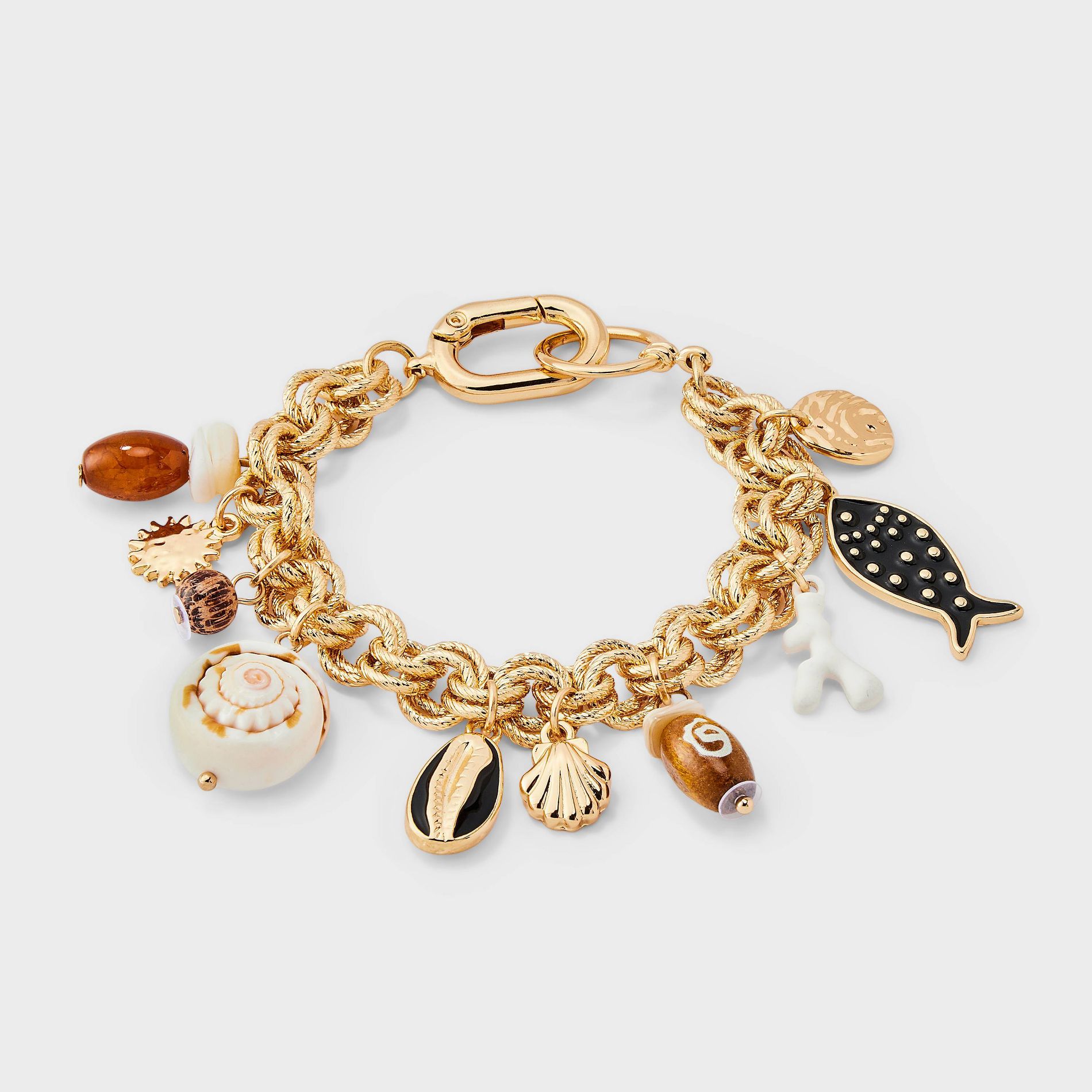 Mixed Charm Bracelet - Universal Thread™ Gold
