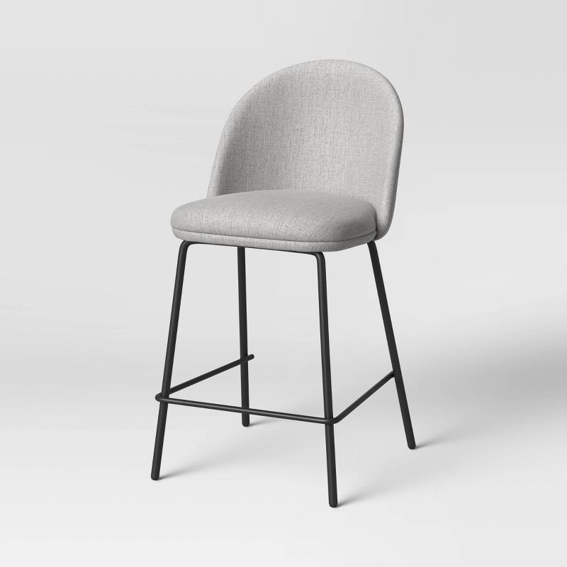 Nils Brass Base Counter Height Barstool - Project 62™, 1 of 13