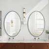 Lyngins Bathroom Mirrors,Wall Mirrors,Shatterproof Mirrors,Old Fashioned Iron Frame Vanity Mirrors for Bathroom,Bedroom - 2 of 4