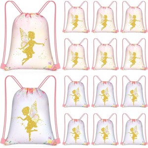 Sport Drawstring Bags Bulk, Waterproof Backpacks for Team Sports, Beach, Party Favors & Gym Use, Multi-Pack - 1 of 4