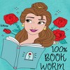 Girls' - Disney - 100% Book Worm Fitted Short Sleeve Graphic T-Shirt - 2 of 4