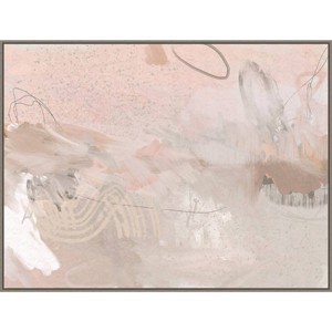 42" x 32" La Tranquillite II by Urban Road Framed Canvas Wall Art Print - Amanti Art: Modern Lithograph, Polystyrene Frame - 1 of 4