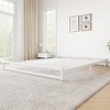 Whizmax 6 Inch Queen Size Metal Platform Bed Frame with Wavy Pattern, Mattress Foundation, No Box Spring Needed, Easy Assembly, White - 3 of 4
