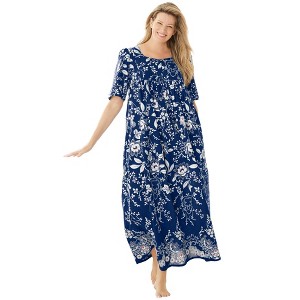 Only Necessities Plus Size Bib Front Lounger - 1 of 4