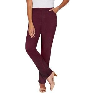 Catherines Women's Plus Size The Knit Jean - 1 of 4