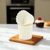 Unique Bargains Medium Thin Stripe Disposable Baking Cups Wood Pulp Paper PE Coating 2.76"x2.17" 50 Pcs - 2 of 4