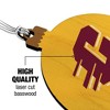 Central Michigan University Secondary Wood Christmas Tree Holiday Ornament - 3 of 4