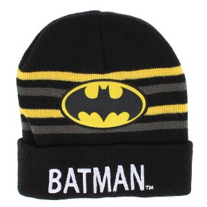 Textiel Trade Boy's One Size Fits Most Batman Winter Beanie Hat - 1 of 2