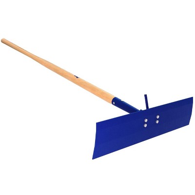 Bon Tool 22-228 Concrete Placer - Hd Texas With Hook - 60-inch Wood Handle