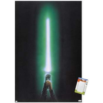 Trends International Star Wars: Original Trilogy - Green Lightsaber Unframed Wall Poster Prints