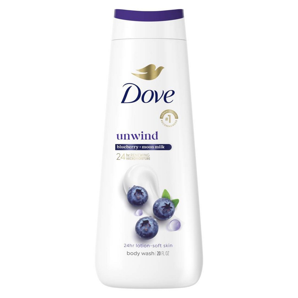 Dove Beauty Body Wash - Blueberry - 20 fl oz