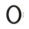 Unique Bargains Home Decoration Self-Adhesive 3D Acrylic Alphabet Mirror Wall Stickers Black - 2 of 3