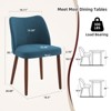 Upholstered Dining Chairs Set of 2, Modern Fabric Dining Room Kitchen Side Chair for Restaurant,Upholstered Fabric Accent Chairs - 2 of 4