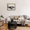 Stupell Industries Dog Paw Charcoal Design Floating Frame Canvas Art, Black, 31" x 25" - 3 of 4