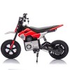Whisen Youth Ride-On Motorcycle Toy with Shock Absorption for Ages 5-15 - 3 of 4