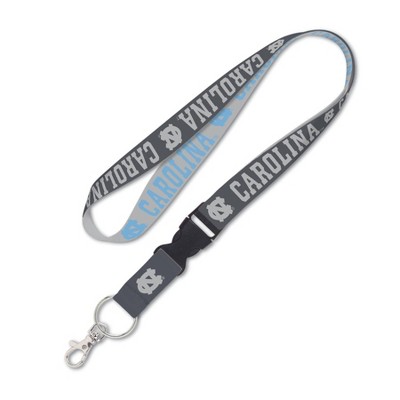 NCAA North Carolina Tar Heels Charcoal Lanyard