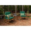 Casual Cushion Stripe Sunbrella Fabric 1-Piece Indoor/Outdoor Lumbar Pillow, 19"W x 12"L - 2 of 4