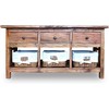 vidaXL  Sideboard Solid Reclaimed Wood 39.4 inches x11.8 inches x19.7 inches - 3 of 4