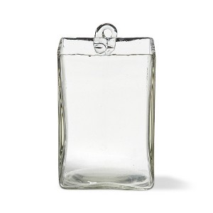 tag Clarity Clear Rectangle Glass Votive Candleholder Tall Tabletop Mantel Wedding Centerpiece Decoration 3.5 x 3.5 x 5.0 in. - 1 of 3