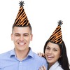 Big Dot of Happiness Tiger Print - Cone Happy Birthday Party Hats for Kids and Adults - Set of 8 (Standard Size) - 2 of 4