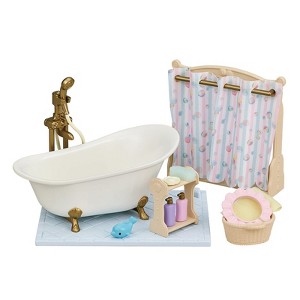 Calico Critters Bath & Shower Set, Dollhouse Furniture Set - 1 of 4