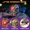 Joyfy Halloween Outdoor Decorations Animated Zombie Groundbreaker Graveyard Decoration Prop with Creepy Decayed Face for Yard Lawn Decorations - 2 of 4