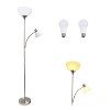 Simple Designs 71.5" Traditional Floor Lamp with Adjustable Light - 4 of 4