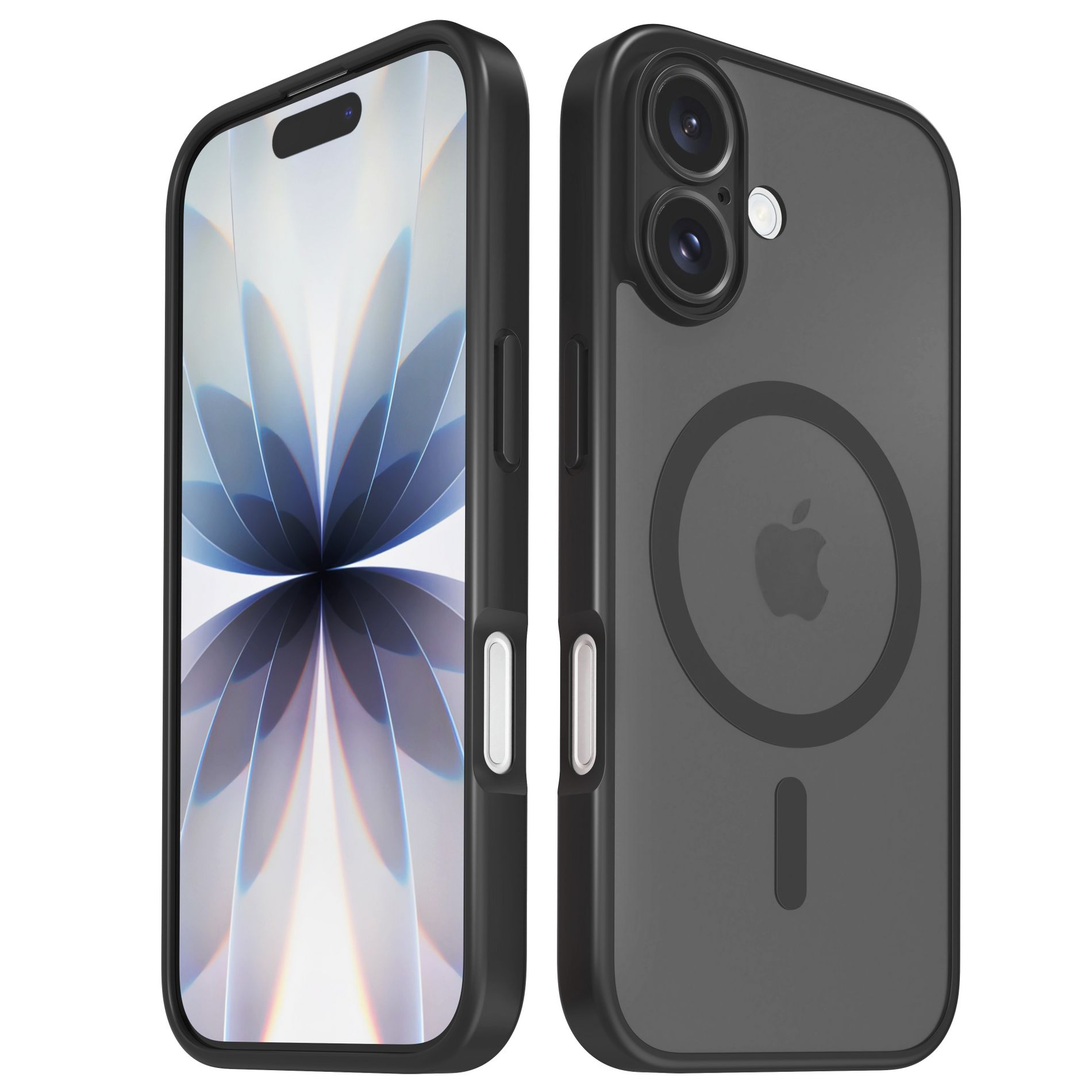 Vena For Apple iPhone 17 Case Magsafe, Magnetic Shockproof Translucent Back Slim Protective Phone Case, Black