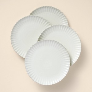 10.5" Scalloped Edge Stoneware Dinner Plate - Hearth & Hand™ with Magnolia - 1 of 4