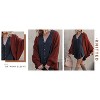 Zeagoo Women's Oversized Batwing Sleeve Knit Cardigan Sweaters Casual Long Outwear Coat - 3 of 4