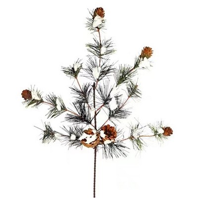 Melrose Snowy Pine Spray (Set of 6)