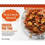 Saffron Road Chicken Pad Thai with Rice Noodles Gluten Free Asian Meal Frozen Dinner - 10oz