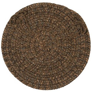 Colonial Mills HY99 Hayward Chair Pad, 15 by 15-Inch, Bark, 4-Pack - 1 of 1