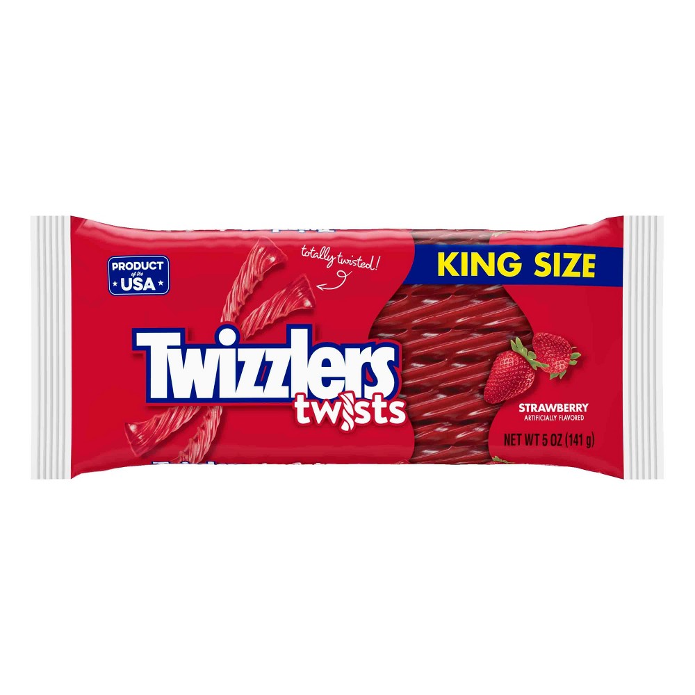 UPC 034000531042 product image for Twizzlers Twists King Size Strawberry Licorice Candy - 5oz | upcitemdb.com