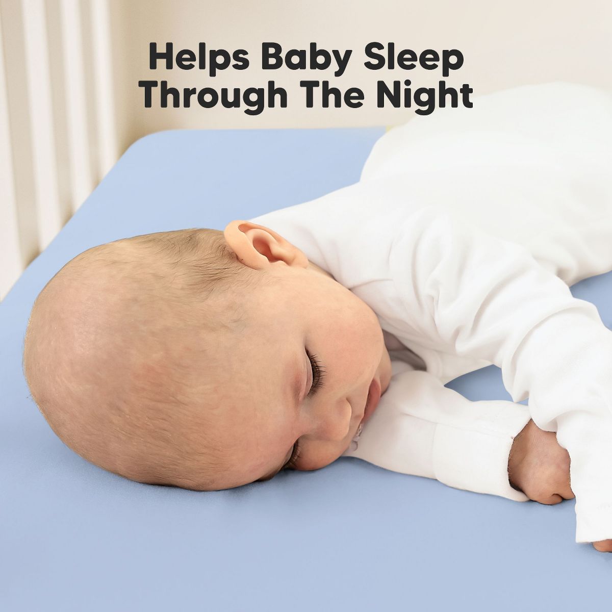 KeaBabies 2pk Soothe Waterproof Fitted Crib Sheets for Girl, Boy, 52x28 100% Organic Soft Cotton Crib Mattress Protector Sheet - thumbnail 7