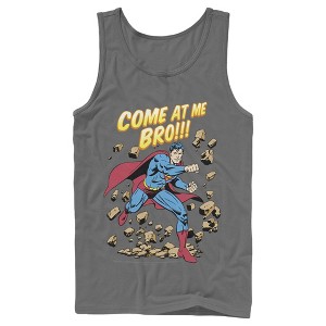 Men's Superman Come At Me Bro Tank Top - 1 of 3