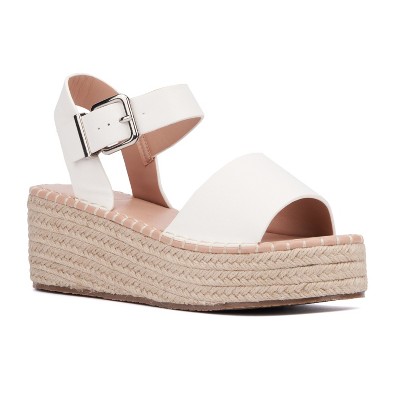 New York & Company Women's Elandra Flatform Espadrille Sandal