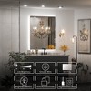 Keonjinn LED Backlit Bathroom Vanity Wall Mirror, 3 Color Temperatures Dimmable, Anti-Fog - 2 of 4
