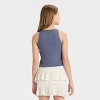 Girls' High Neck Ribbed Tank Top - art class™ - 2 of 3
