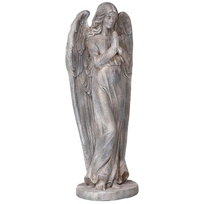 Design Toscano Goddess Of Mercy Praying Angel Statue - Gray