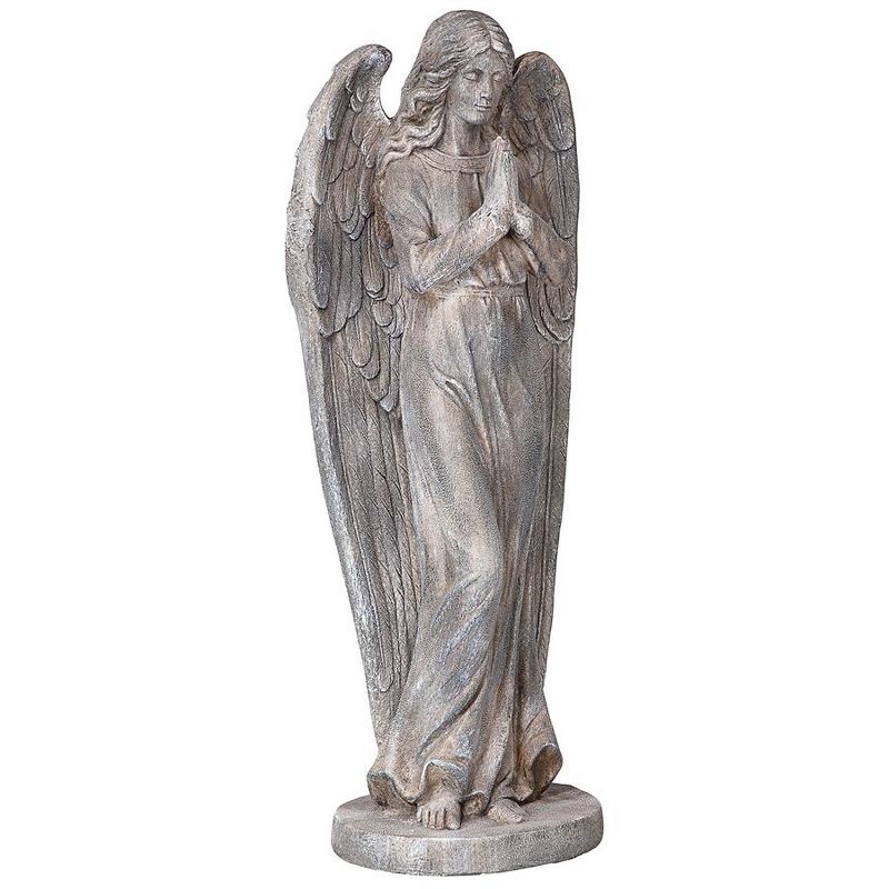 Design Toscano Goddess Of Mercy Praying Angel Statue - Gray, 1 of 7