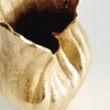 Plum & Post Rosalie Vase Large - Gold Aluminum Decorative Accent - 4 of 4