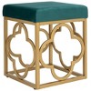 Fleur Square Ottoman  - Safavieh - 3 of 4