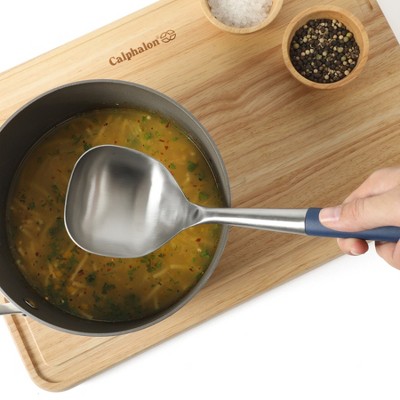 Calphalon Edge 11 Piece Stainless Steel Kitchen Tools and Gadgets Set - Navy Blue — фото 3
