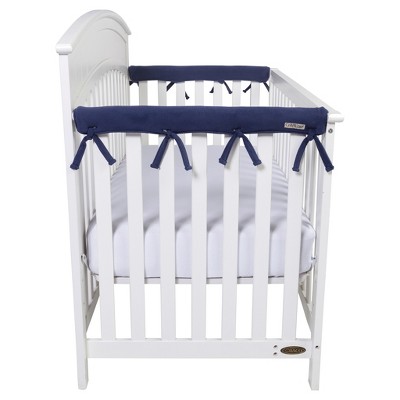 Trend Lab CribWrap Fleece Rail Covers - Narrow Short - 2pk - Navy